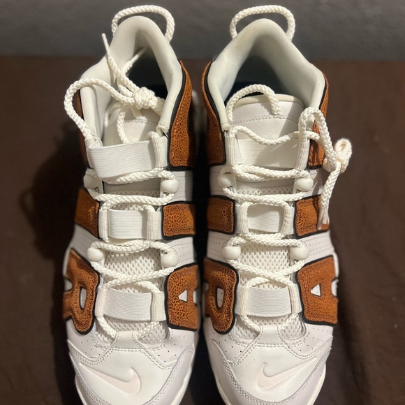 Nike Women's Sneakers White and Brown Air Max Uptempo Fits Men 12.5 new - Picture 5 of 8